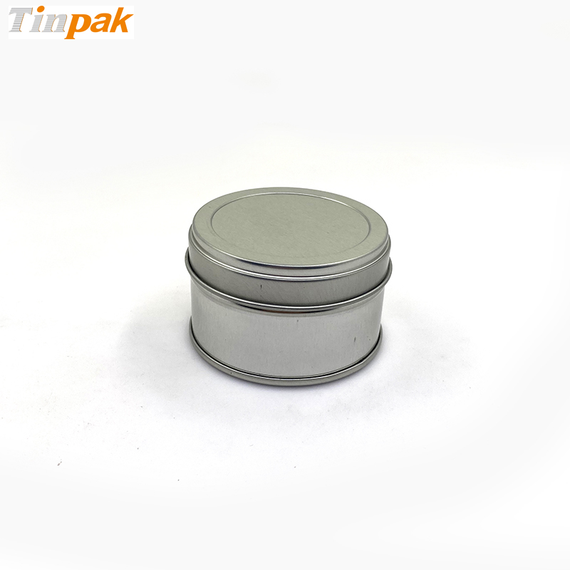 Small round tea tin